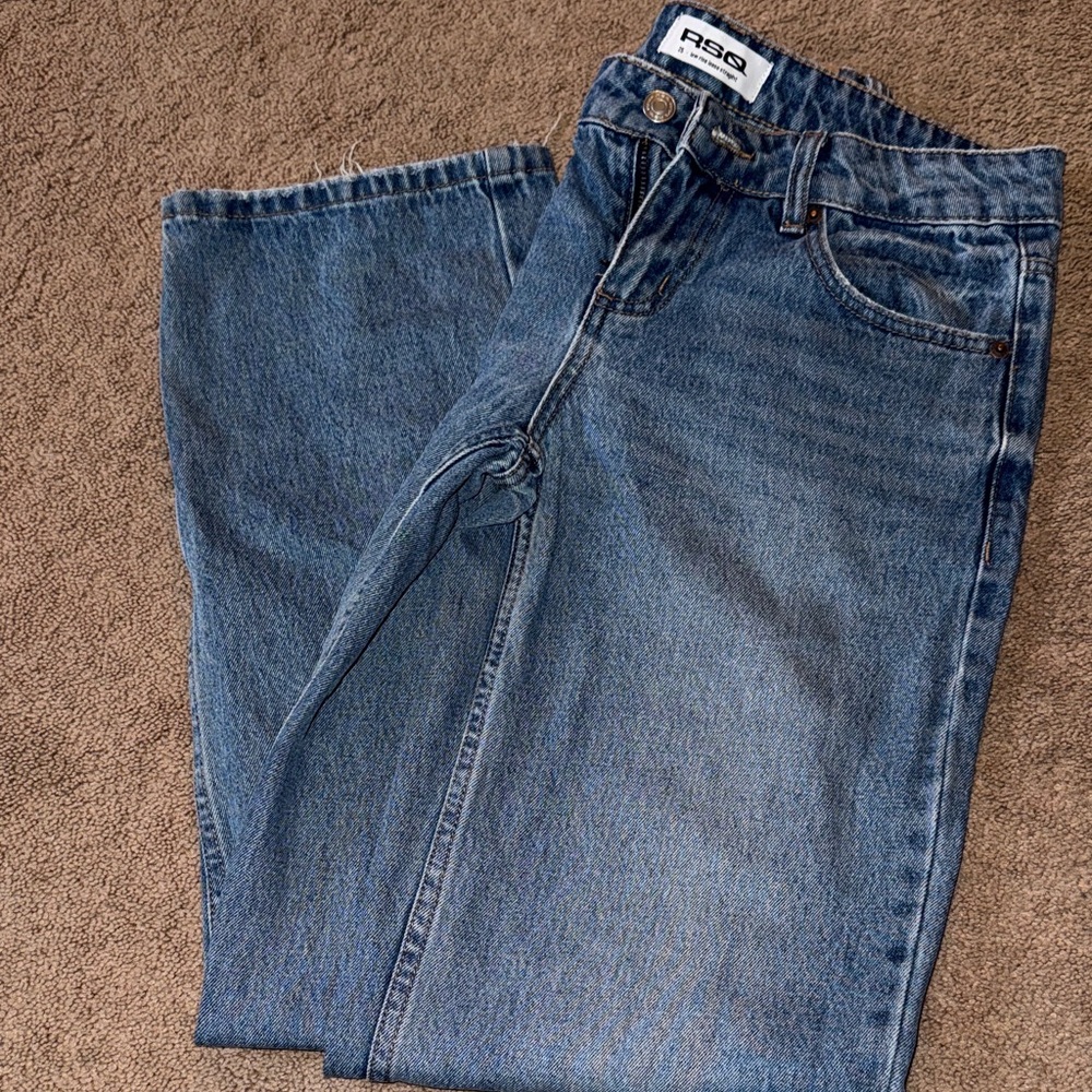 RSQ low rise loose straight jeans size 25